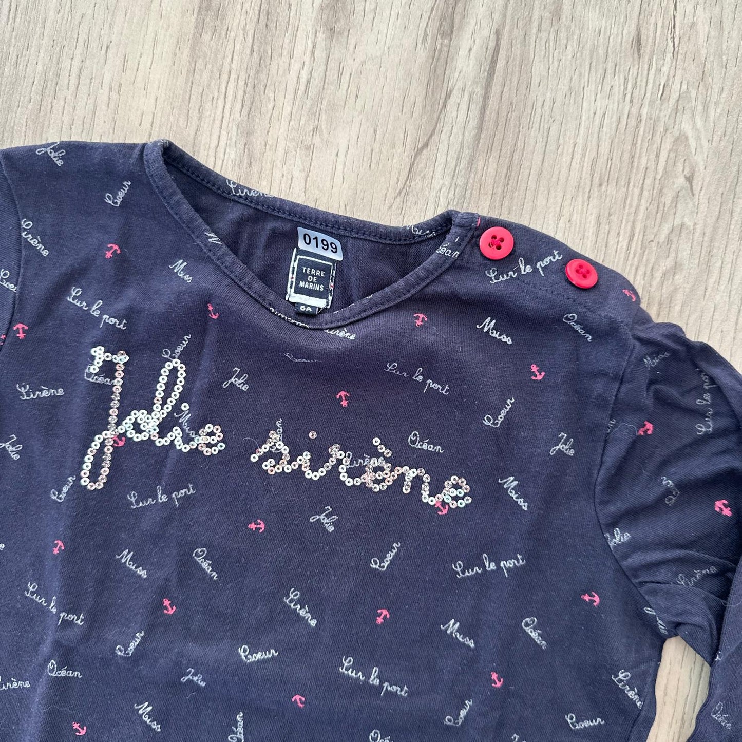 T-Shirt Terre de marins : 6 ans