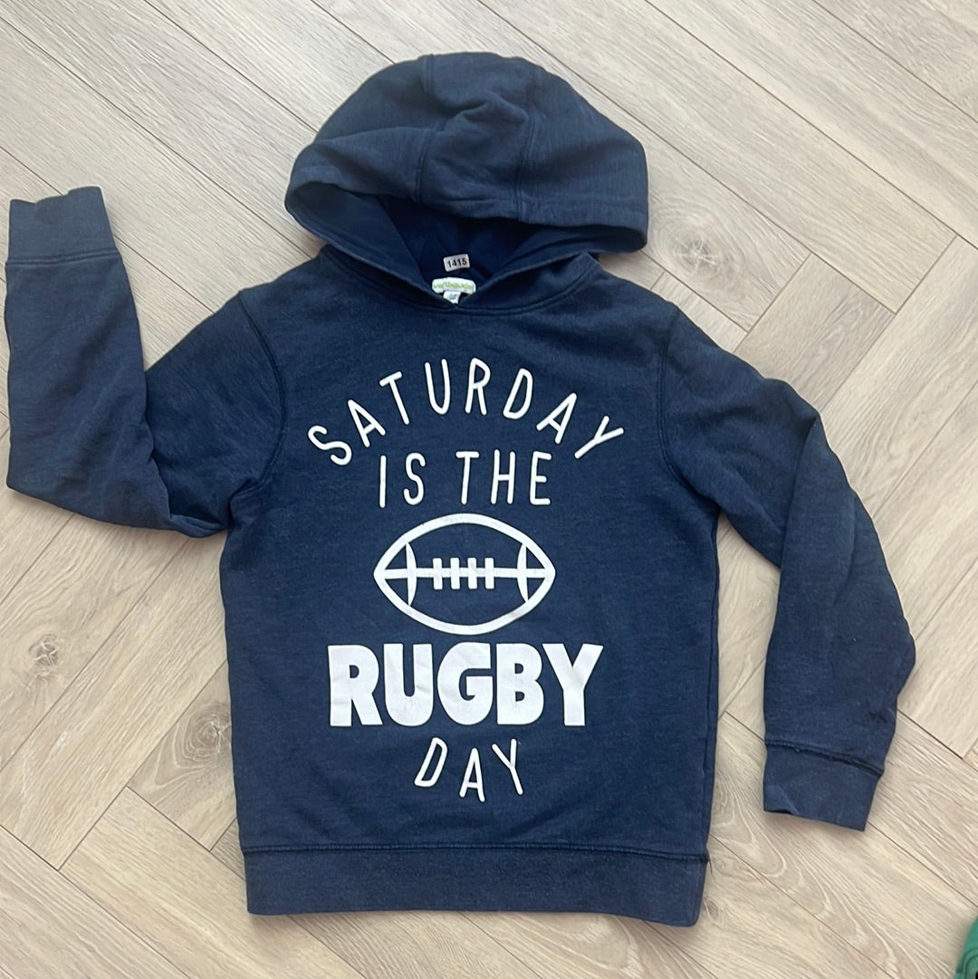 Pull vert, baudet  : 10 ans