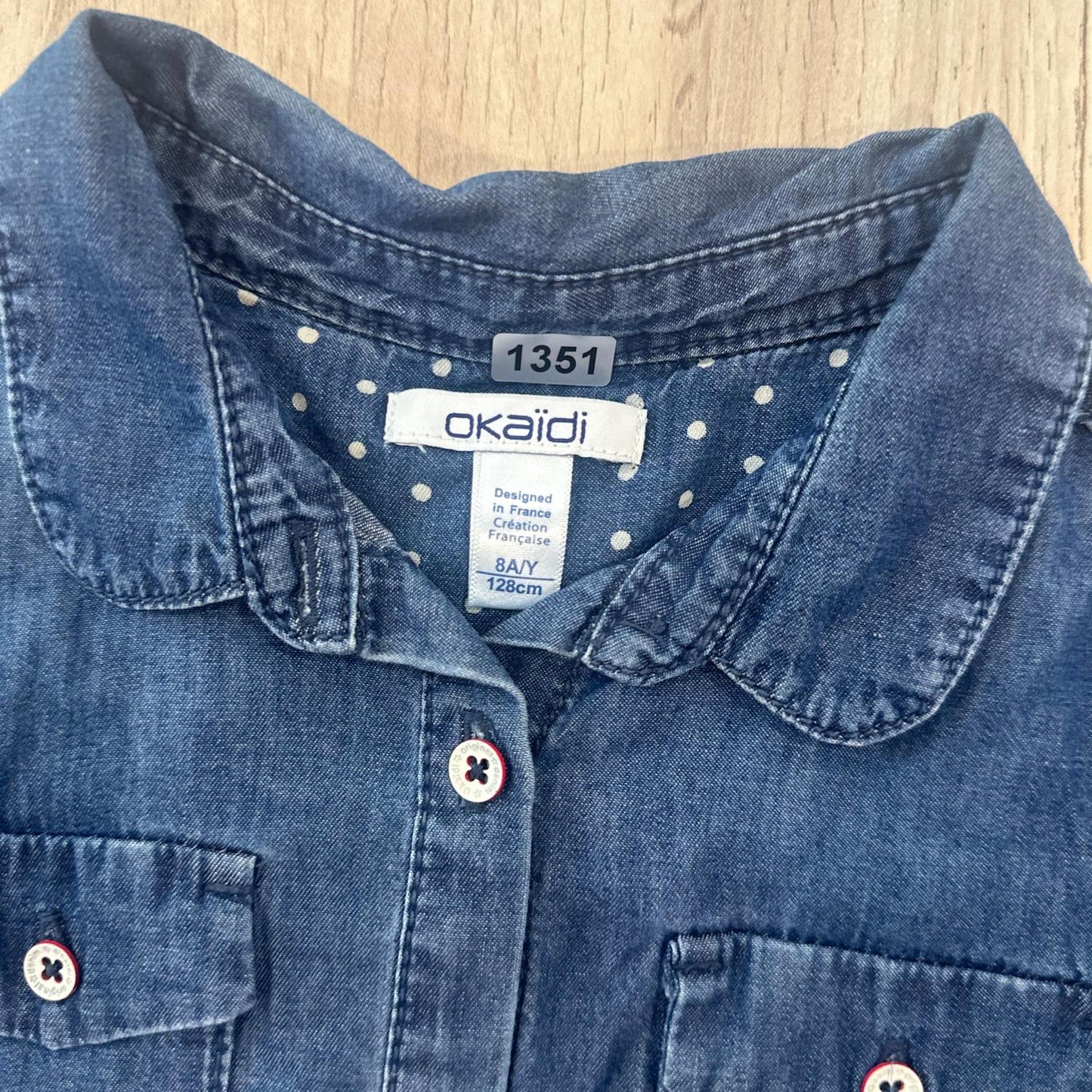 Chemise Okaïdi : 8 ans