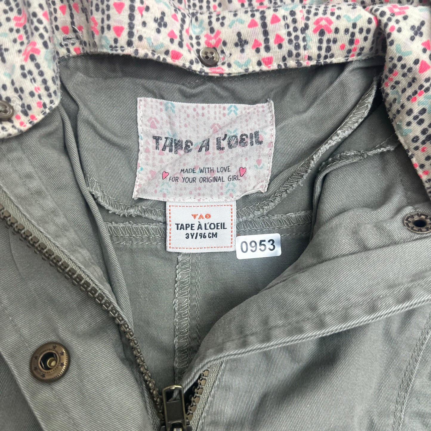 Veste Tape à l'oeil : 3 ans