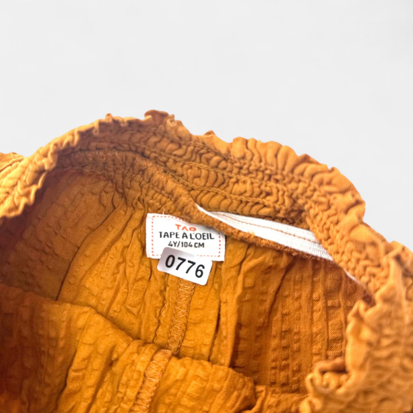 Short Tape à l'oeil : 4 ans