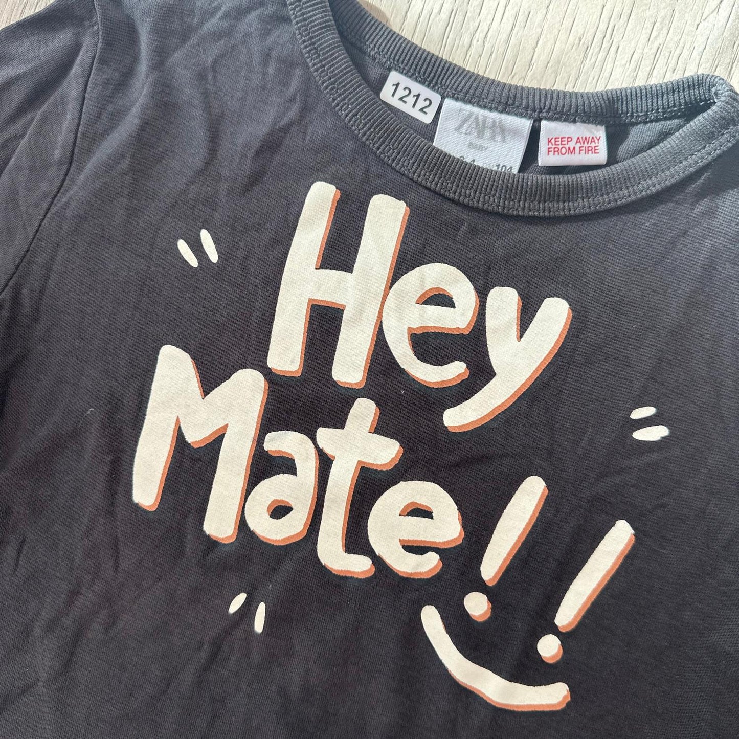 T-Shirt Zara : 4 ans