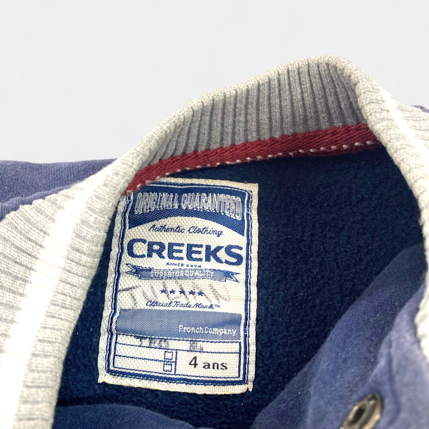 Veste Creeks : 4 ans