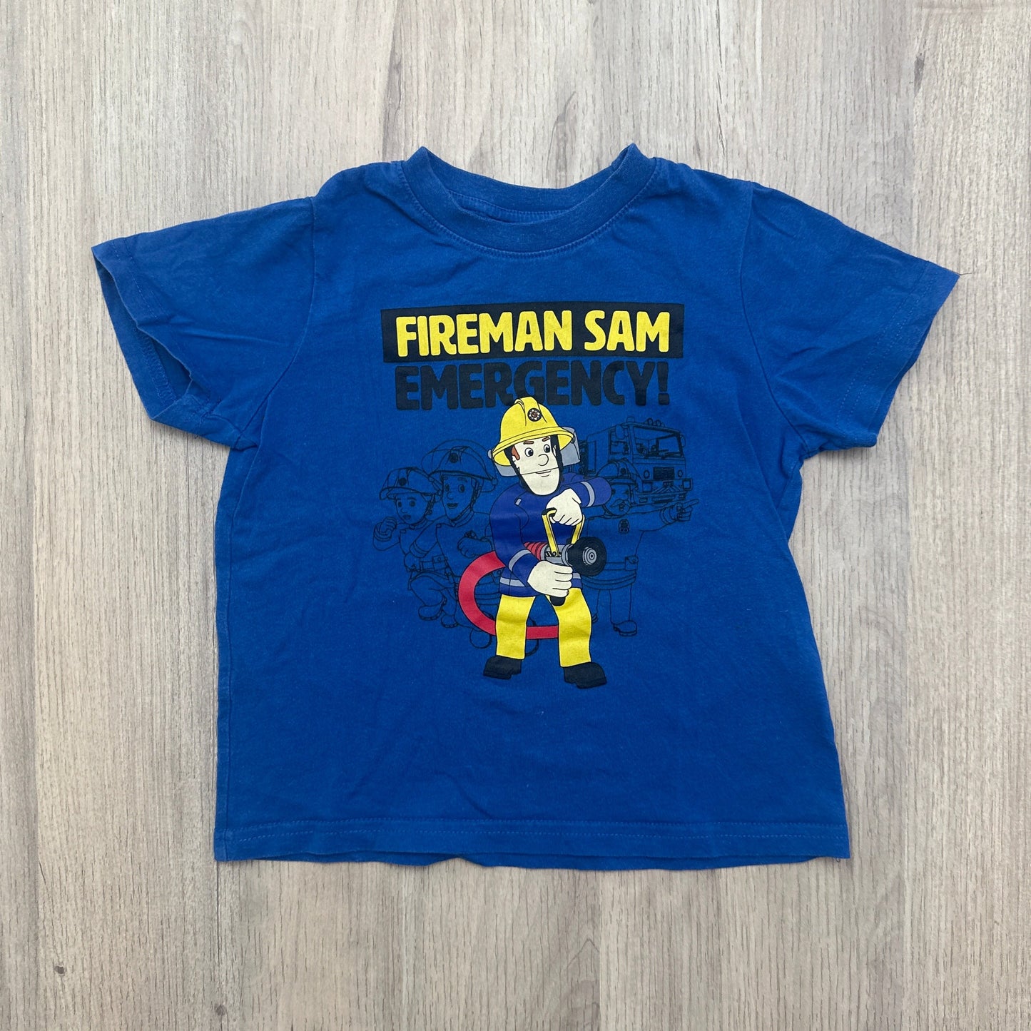 T-shirt sam le pompier : 3 ans