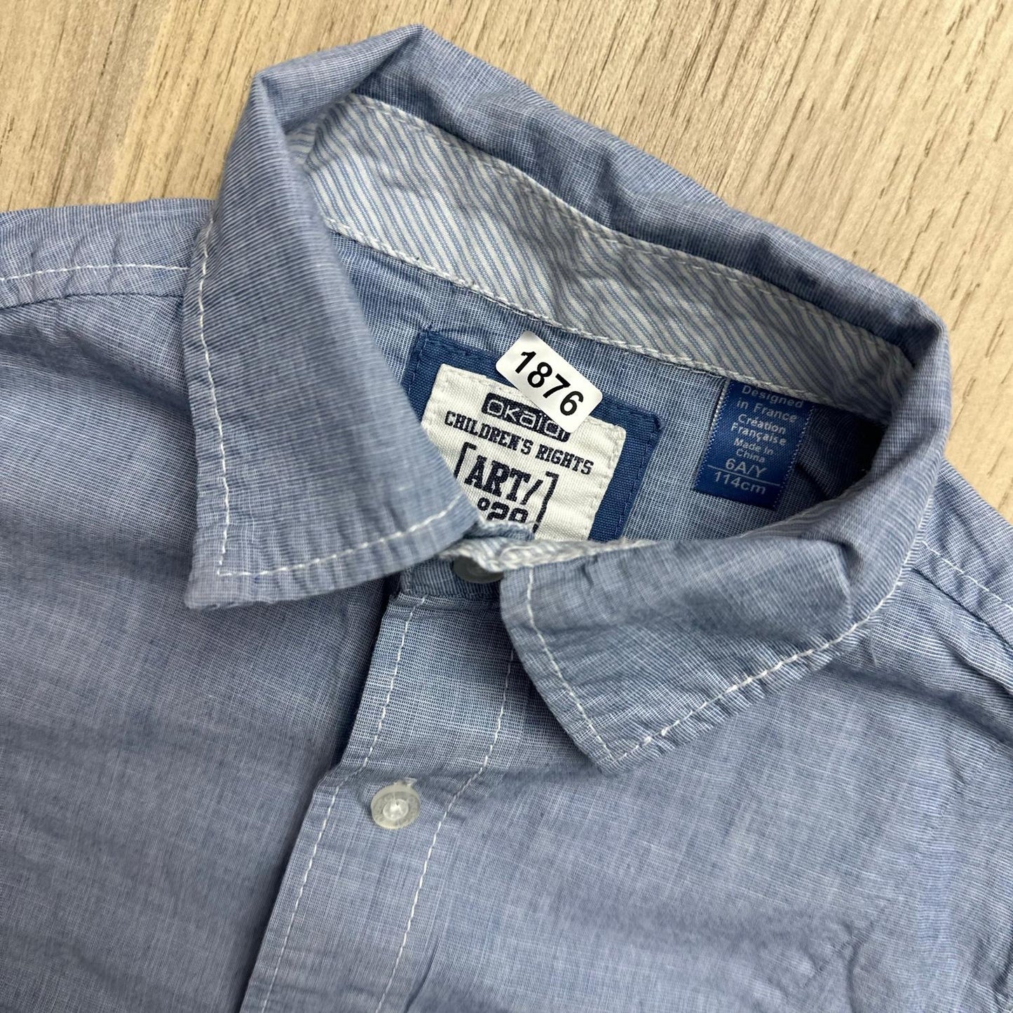 Chemise Okaïdi : 6 ans