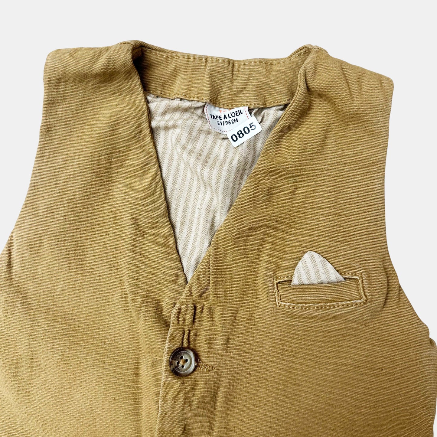 Gilet Tape à l'oeil : 3 ans