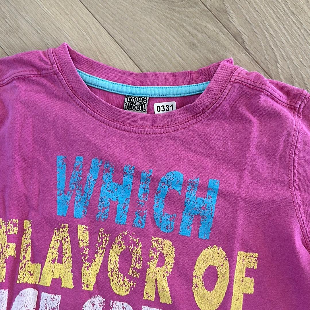 T-shirt tape à l’œil : 6 ans