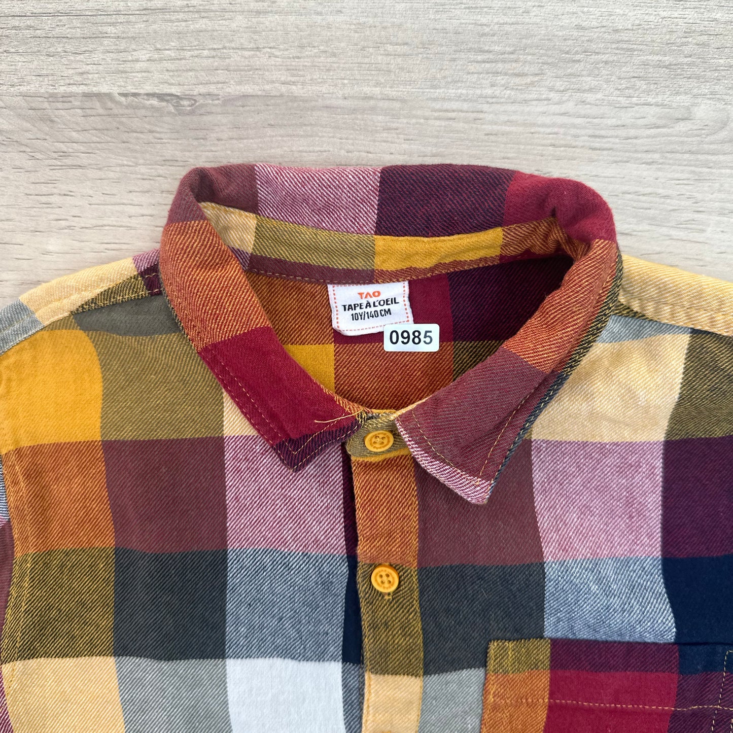 Chemise Tape à l'oeil : 10 ans