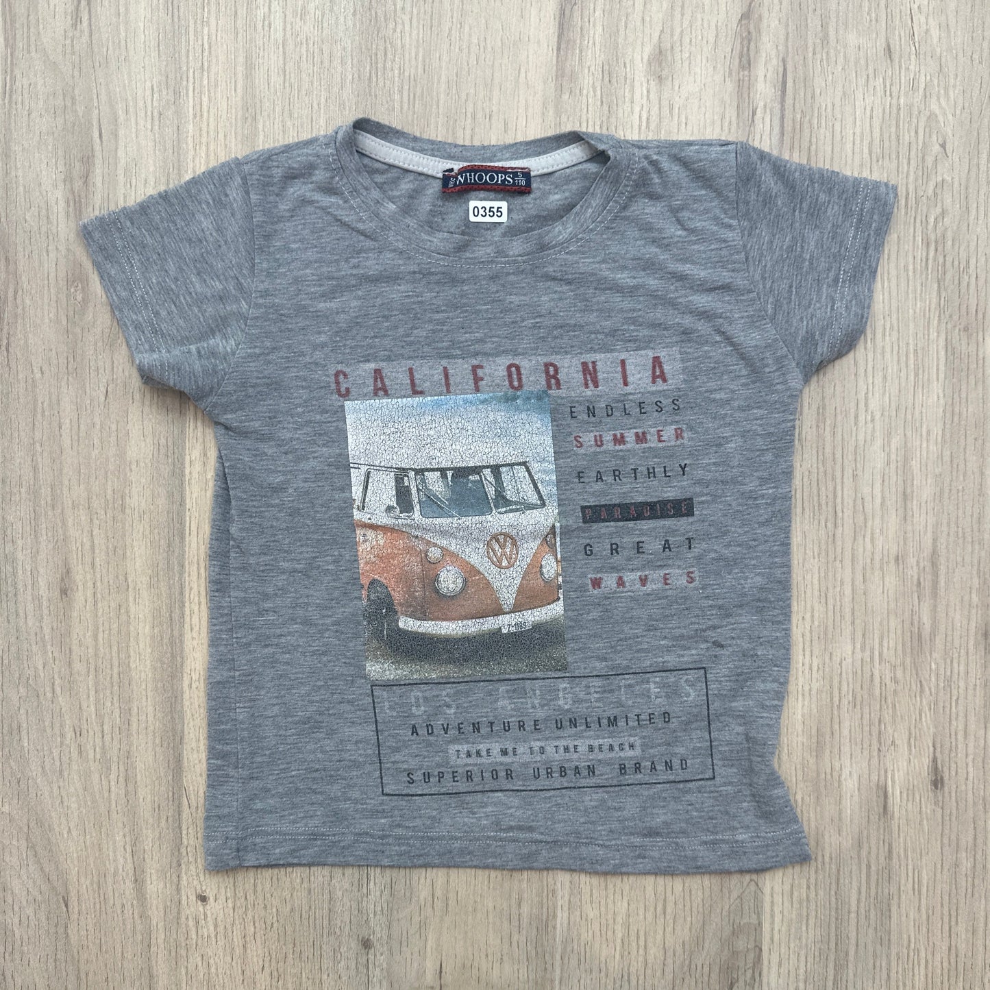 T-shirt whoops : 5 ans
