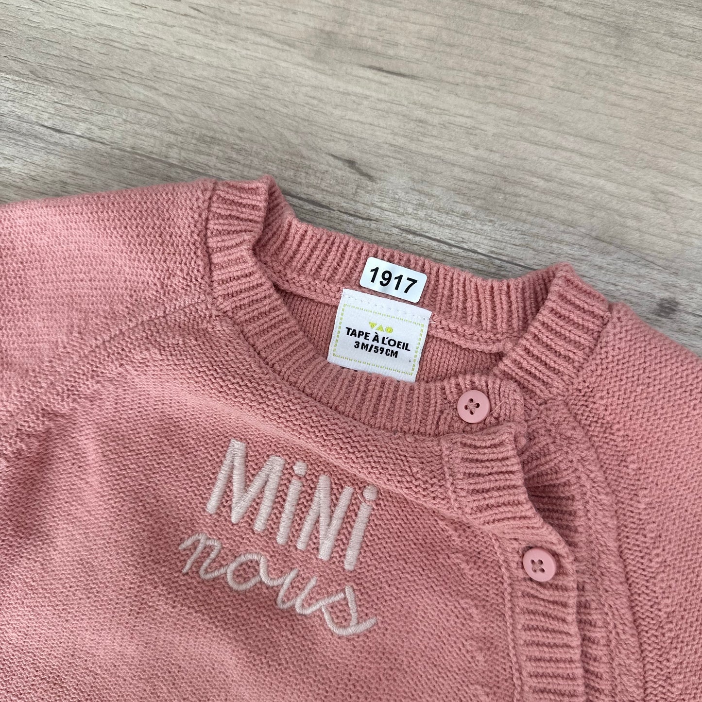 Pull Tape à l'oeil : 3 mois
