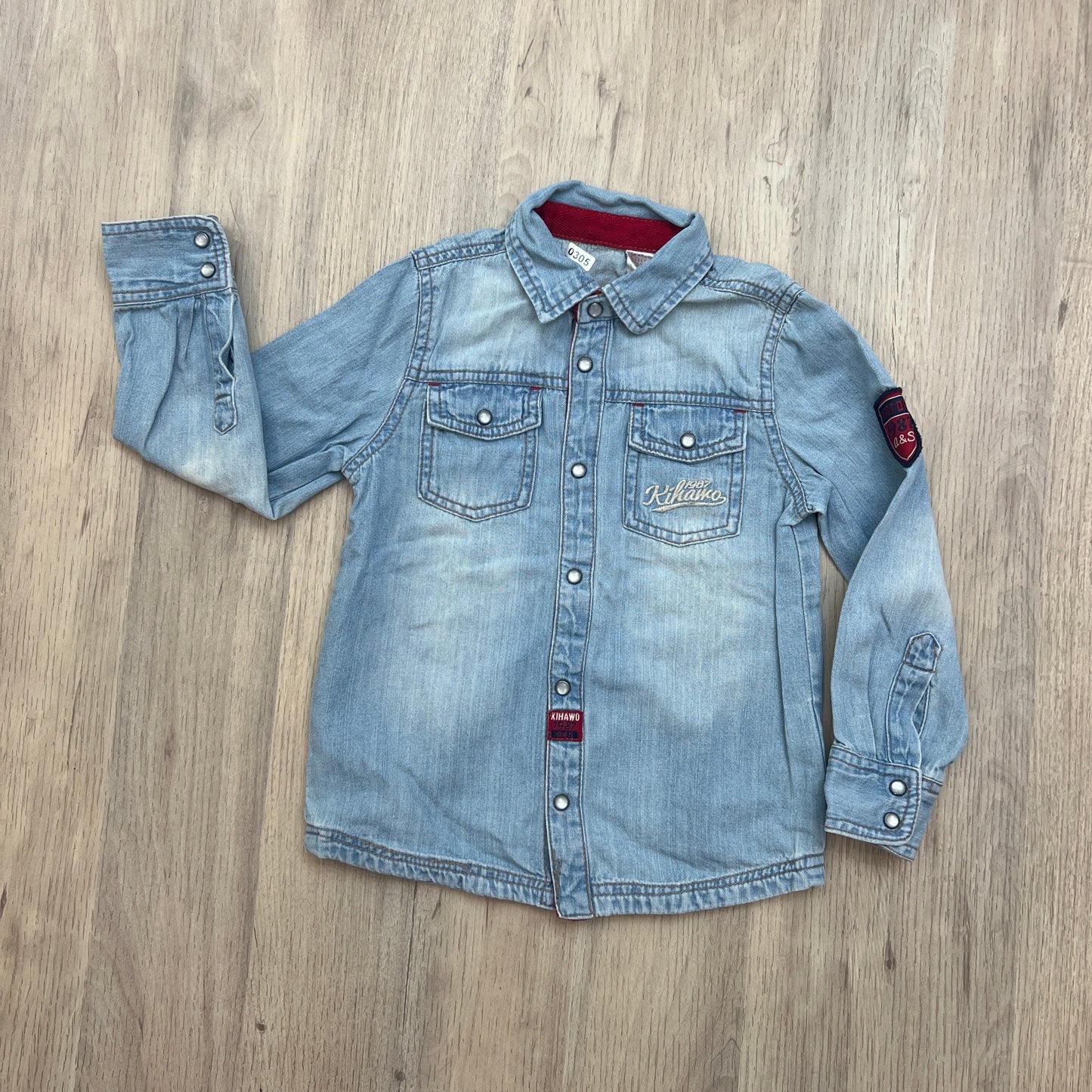 Chemise jeans La redoute : 4 ans