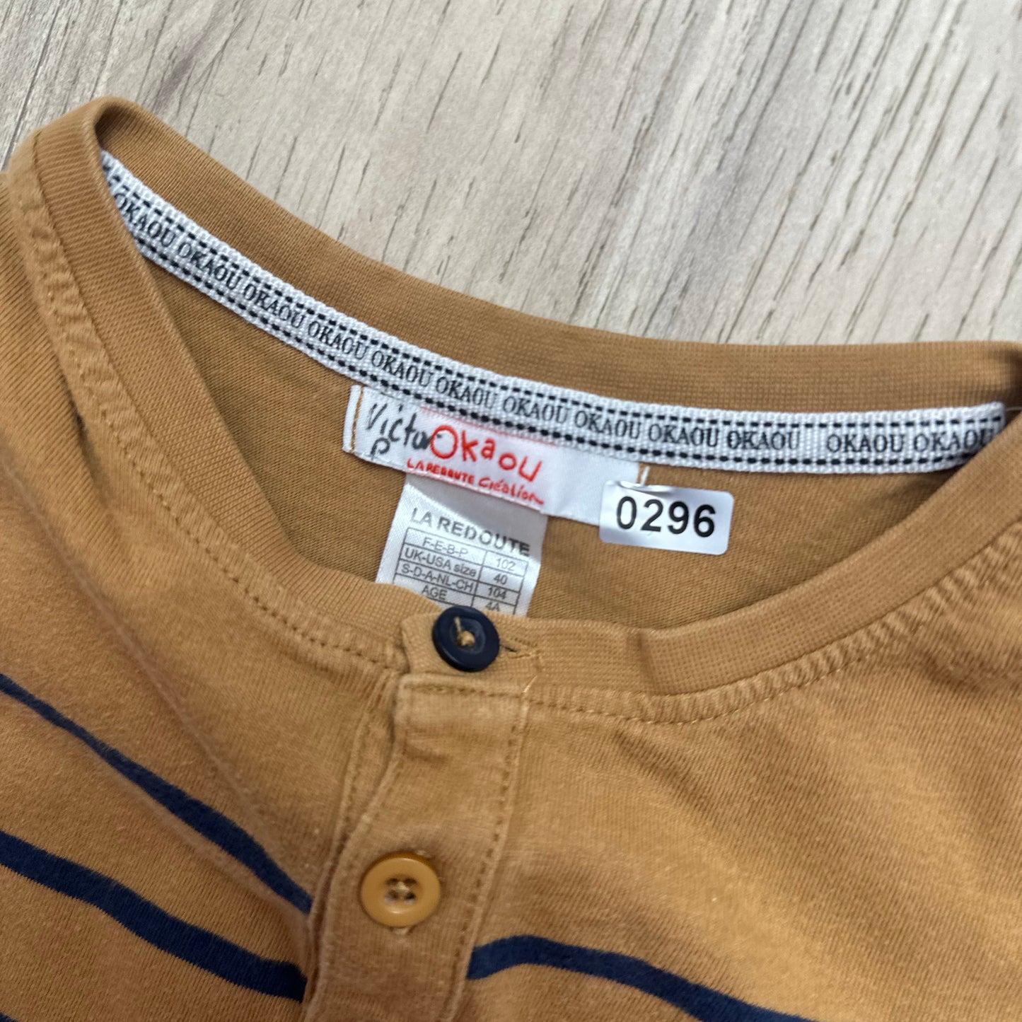 T-Shirt okaou : 4 ans