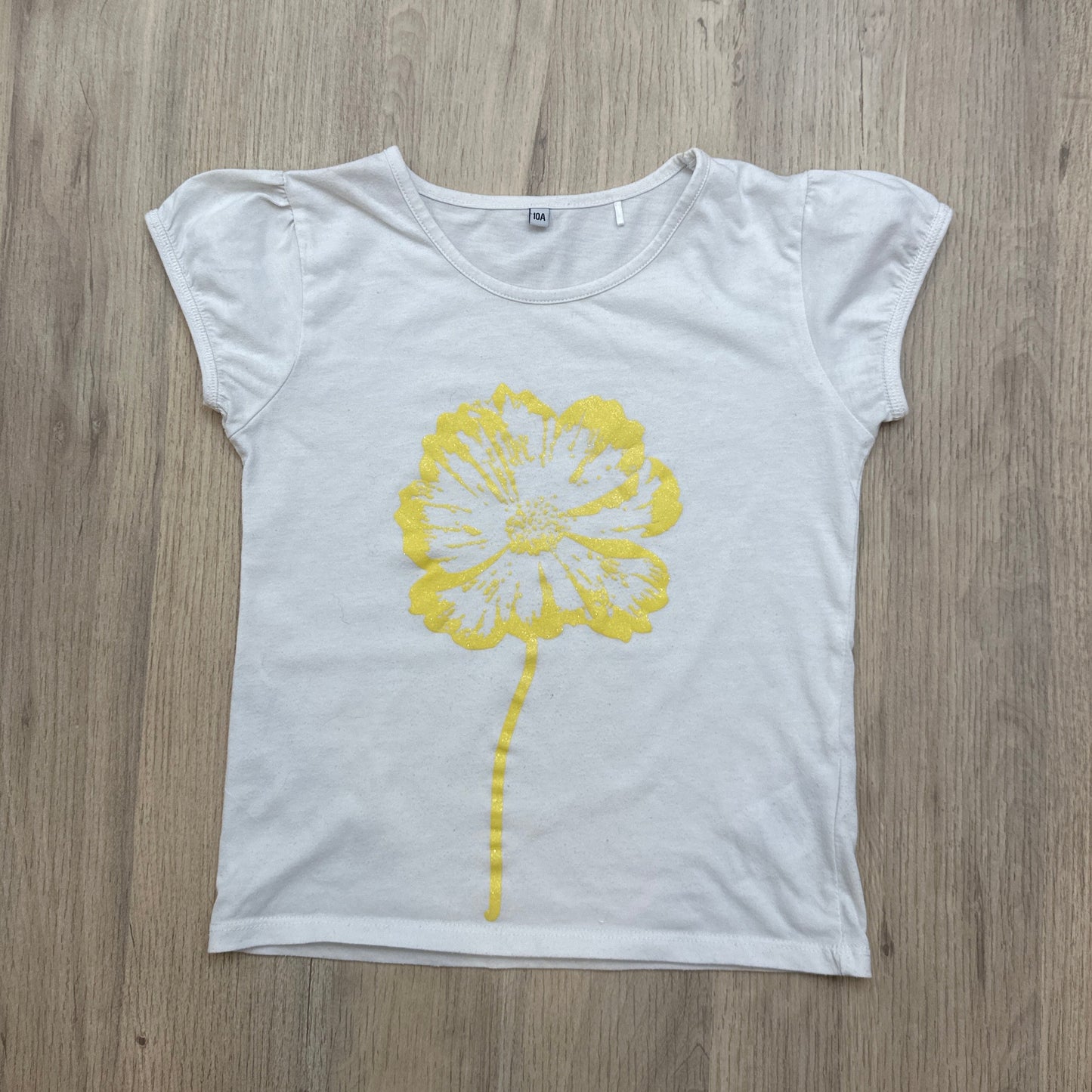 T-shirt fleur : 10 ans