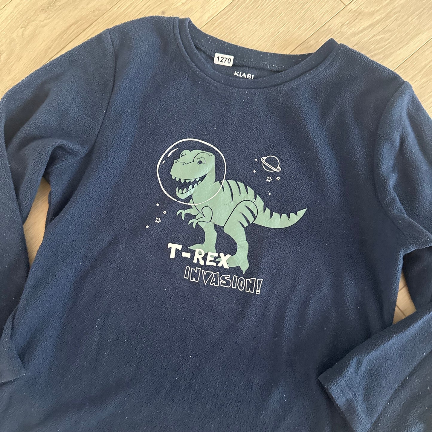 Pyjama velours Kiabi : 8 ans