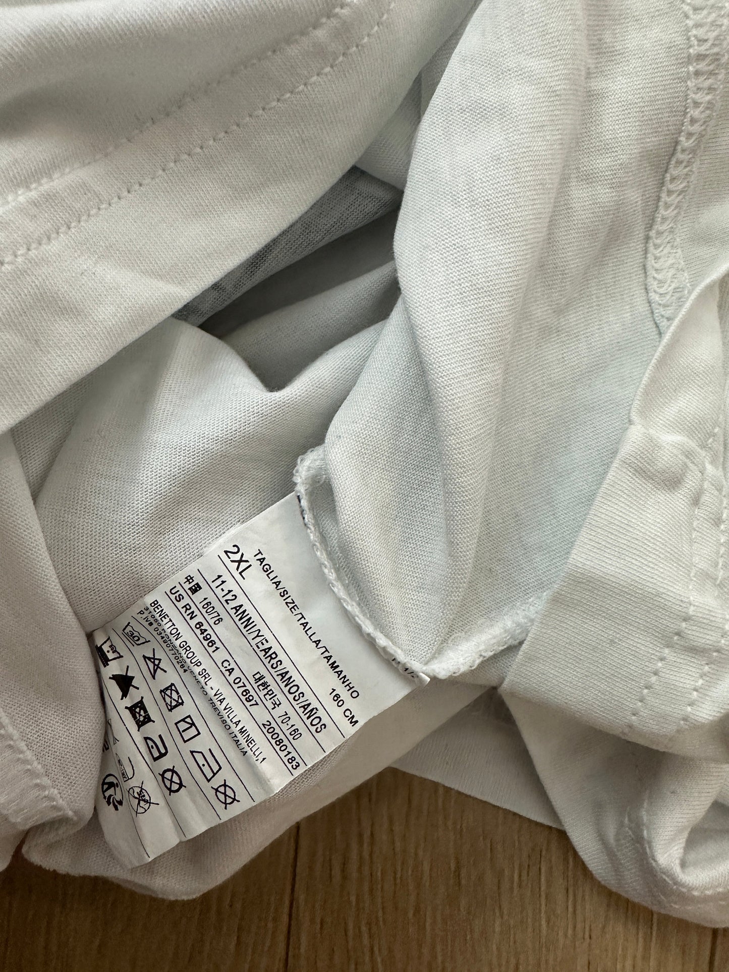 T-shirt Benetton : 12 ans