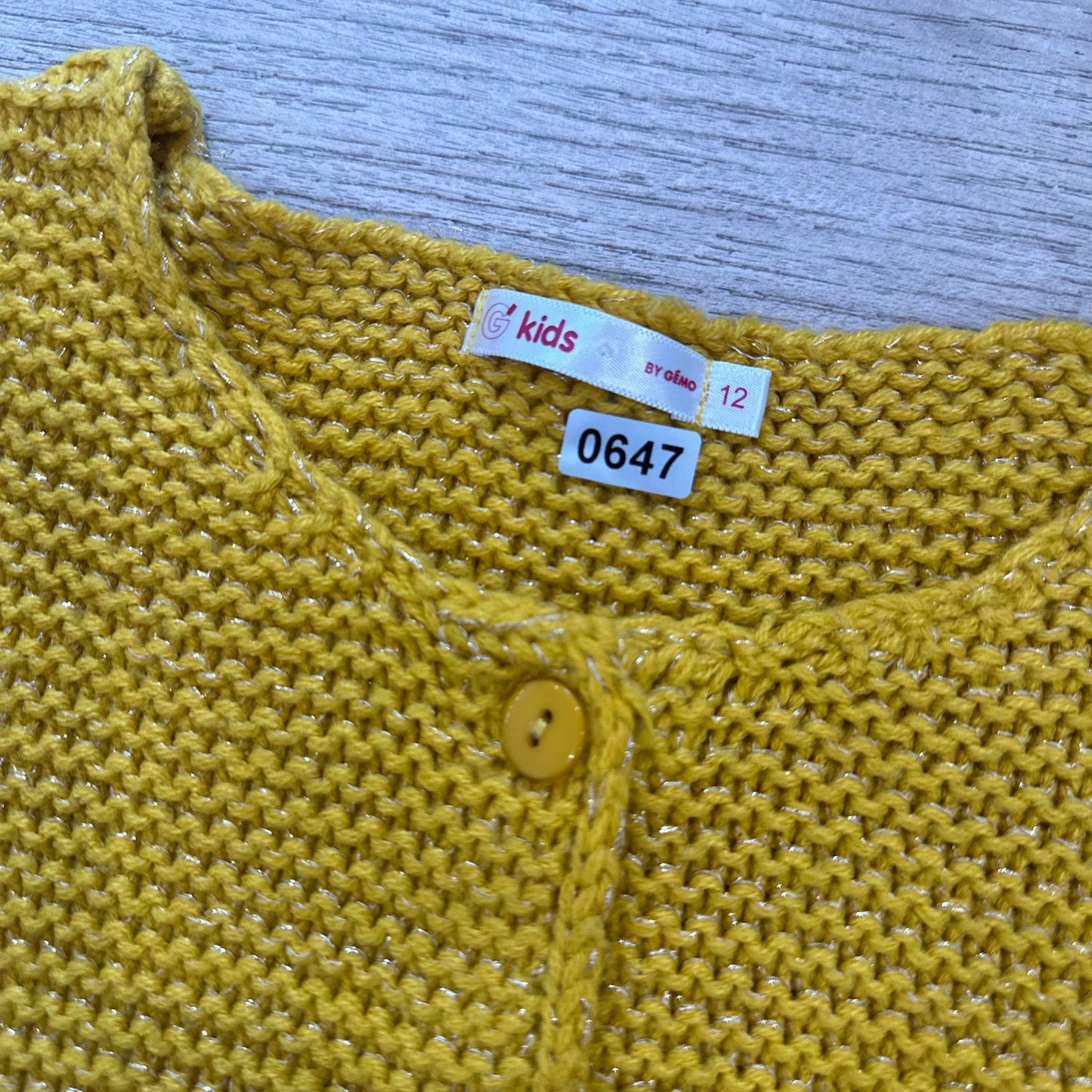 Gilet Gémo : 12 ans