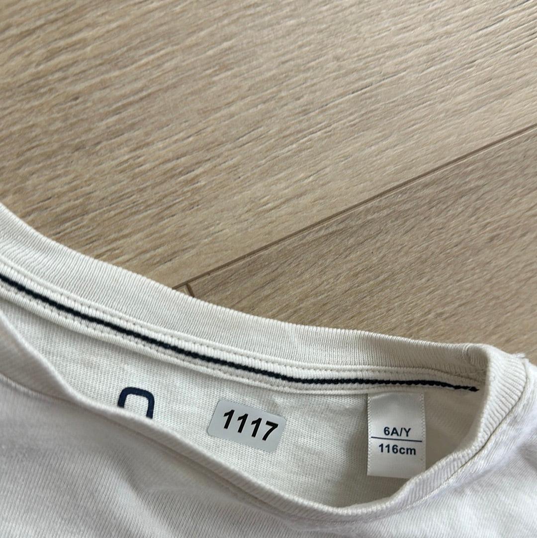 T-shirt manche longue okaidi : 6 ans