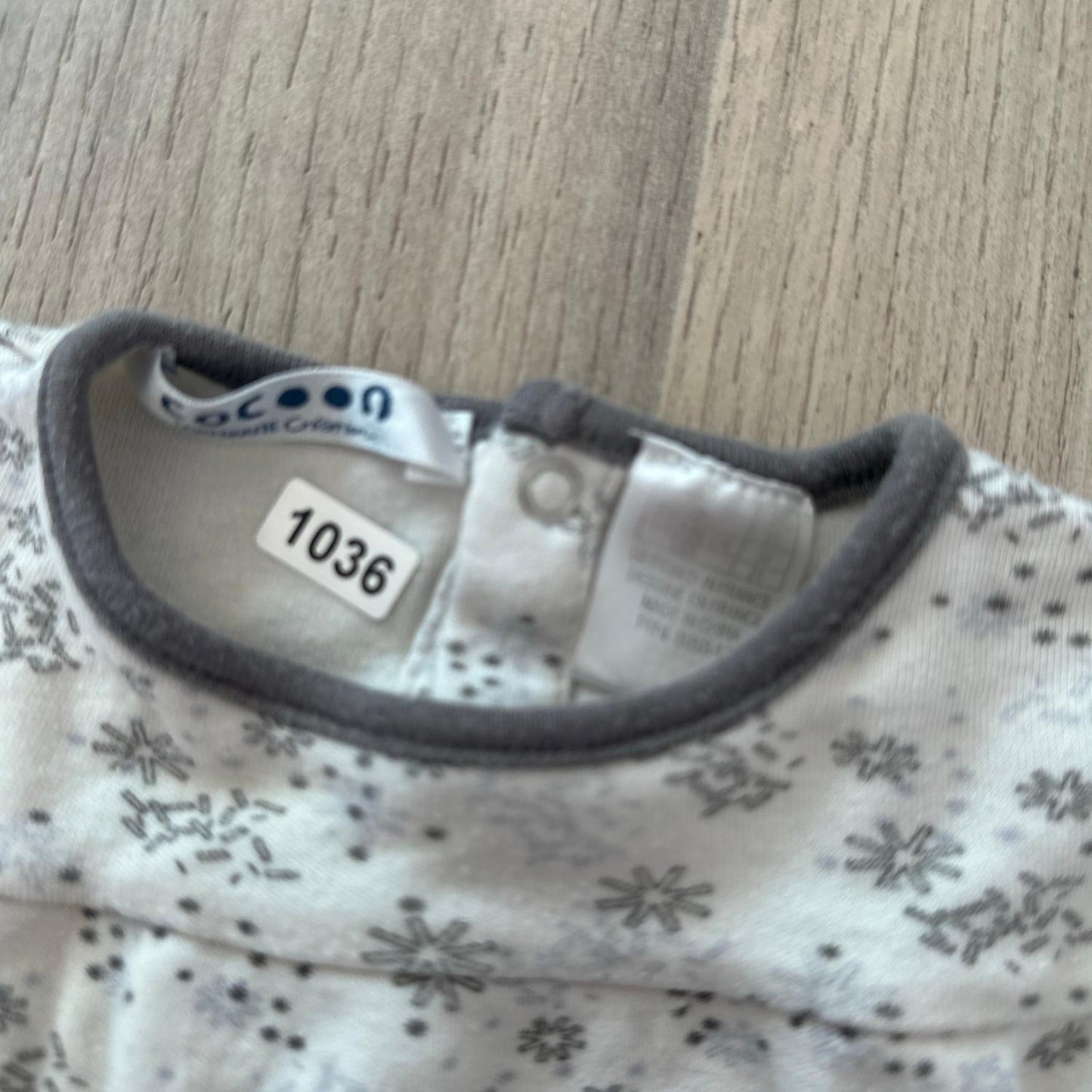 T-Shirt cocoon : 1 mois