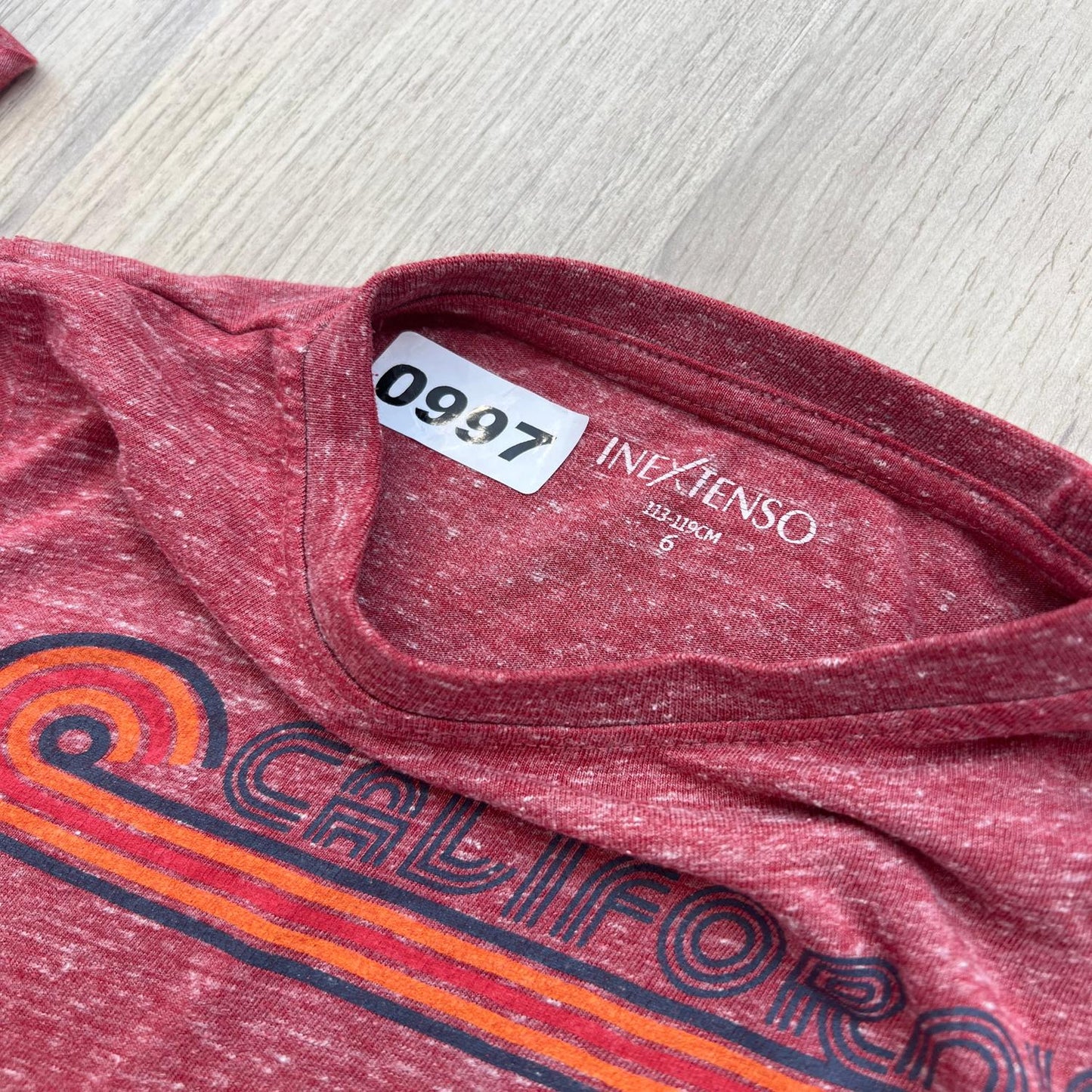 T-shirt inextenso : 6 ans