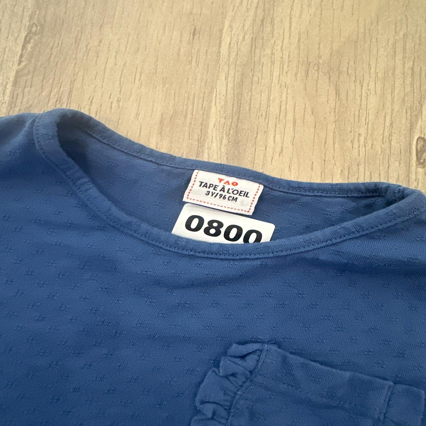 T-shirt tape à l’œil : 3 ans