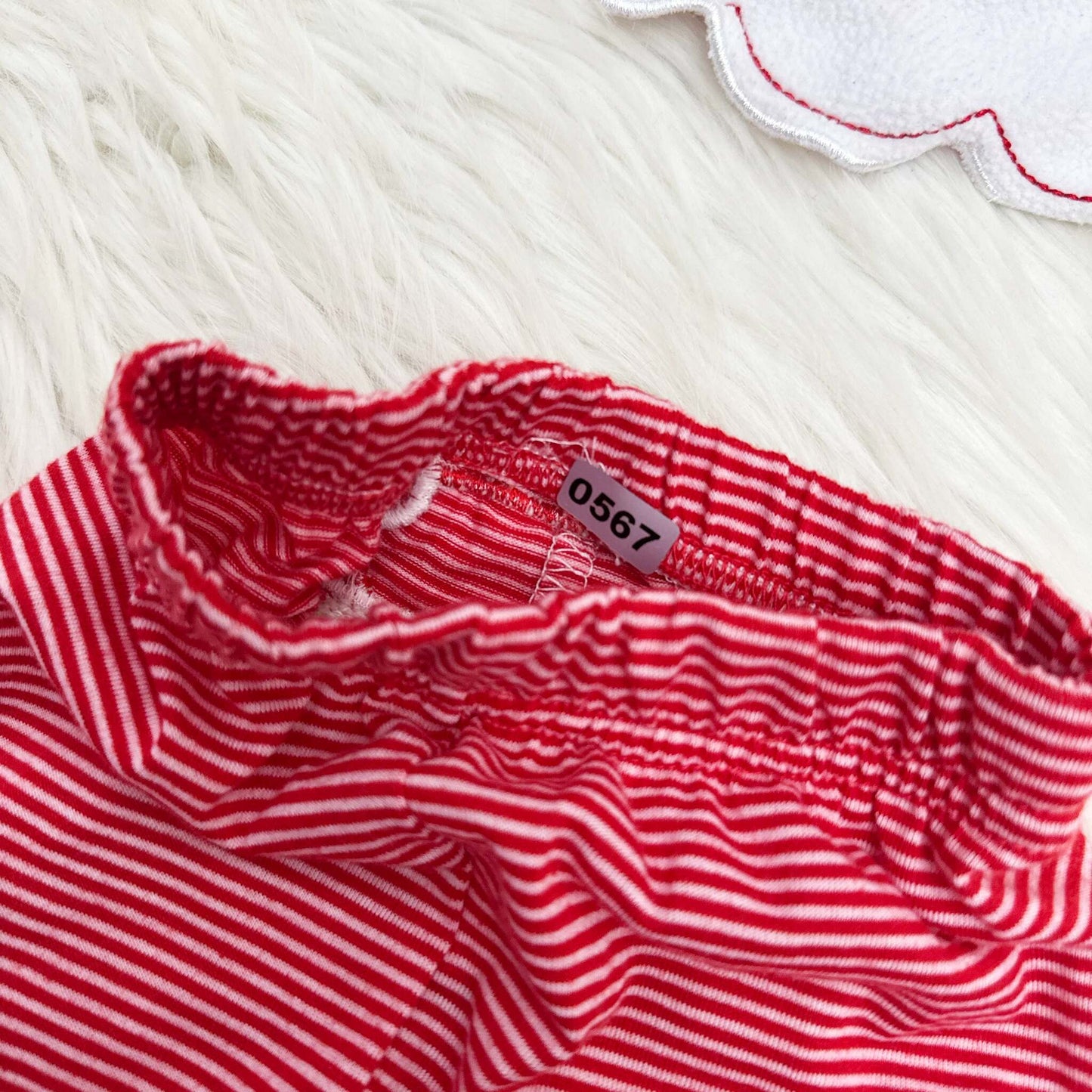 Pantalon Noël et bavoir Noël : 9 mois