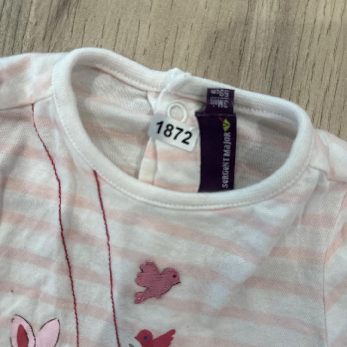 T-Shirt Sergent Major : 3 mois