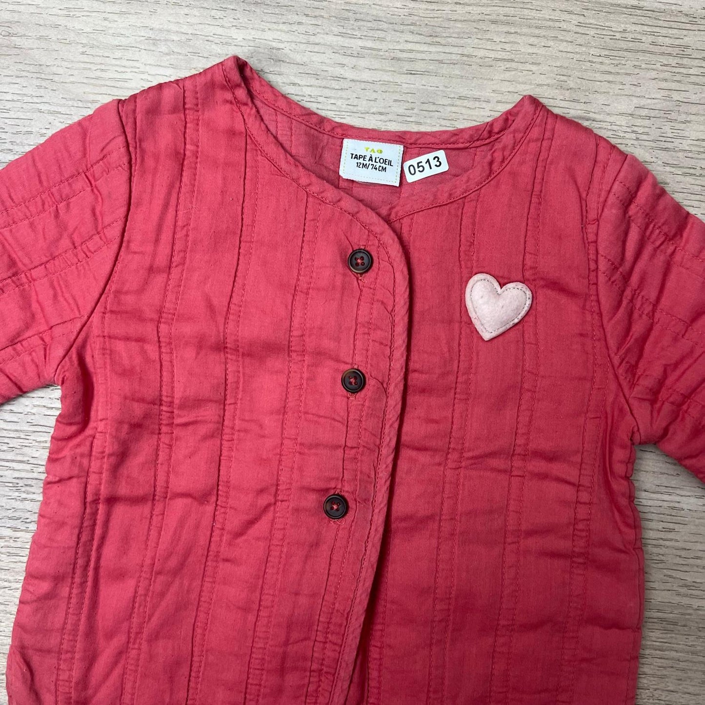 Gilet Tape à l'oeil : 12 mois