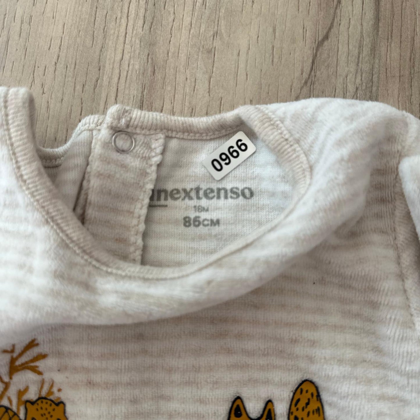 Pyjama InExtenso : 18 mois