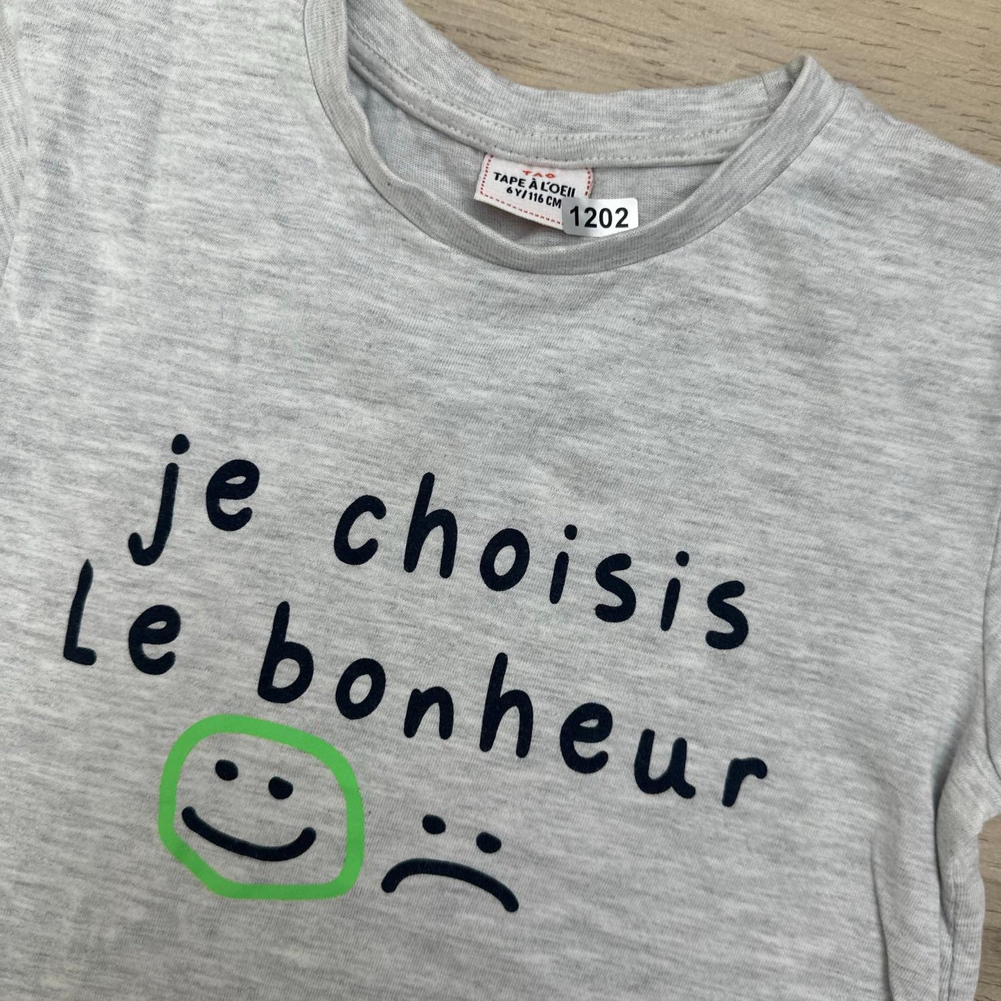 T-Shirt Tape à l'oeil : 6 ans