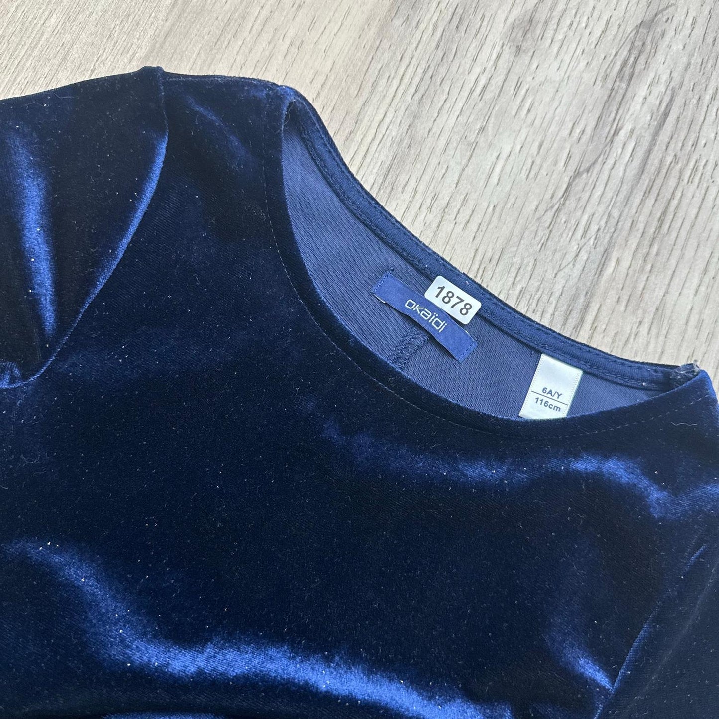 Robe velours Okaïdi : 6 ans