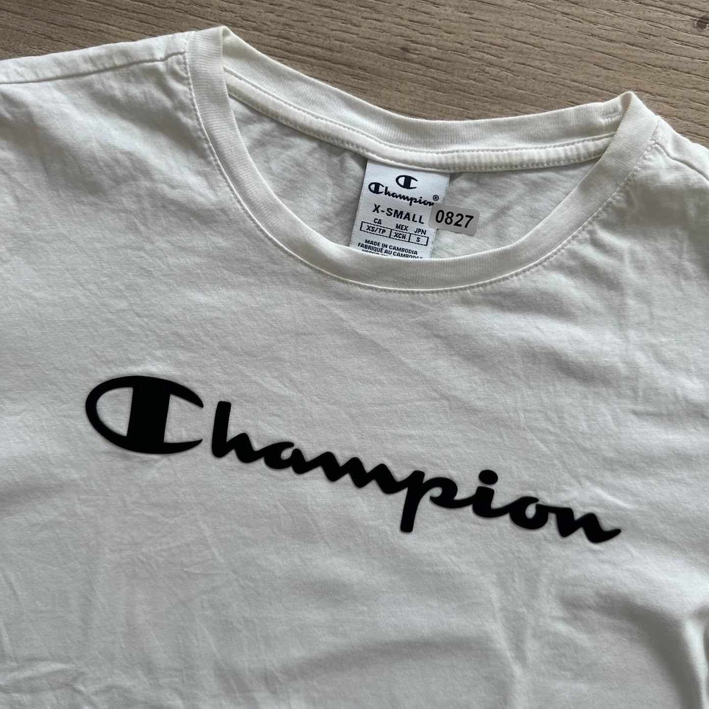 T-Shirt champion : 14 ans