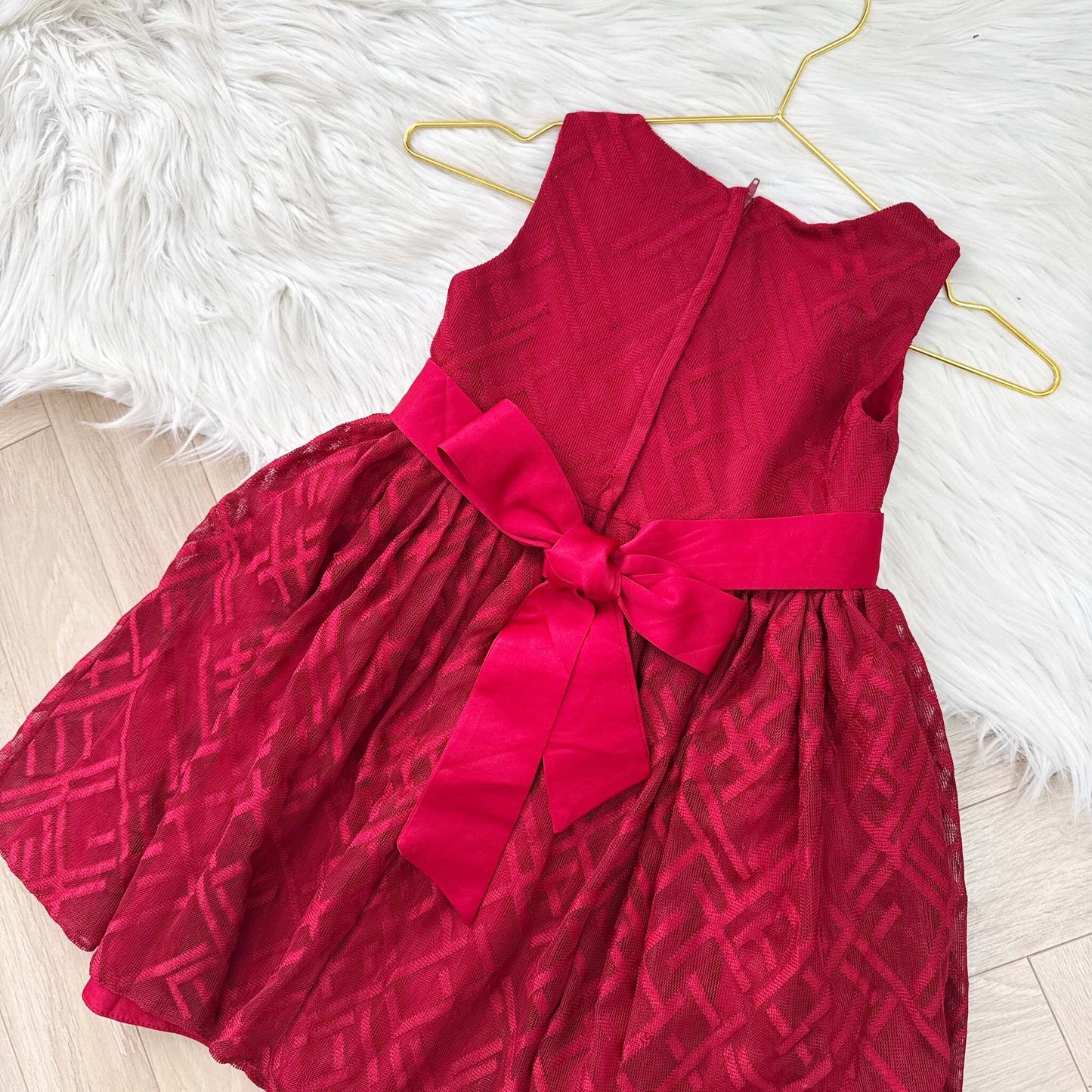 Robe fête ceinture : 4 ans