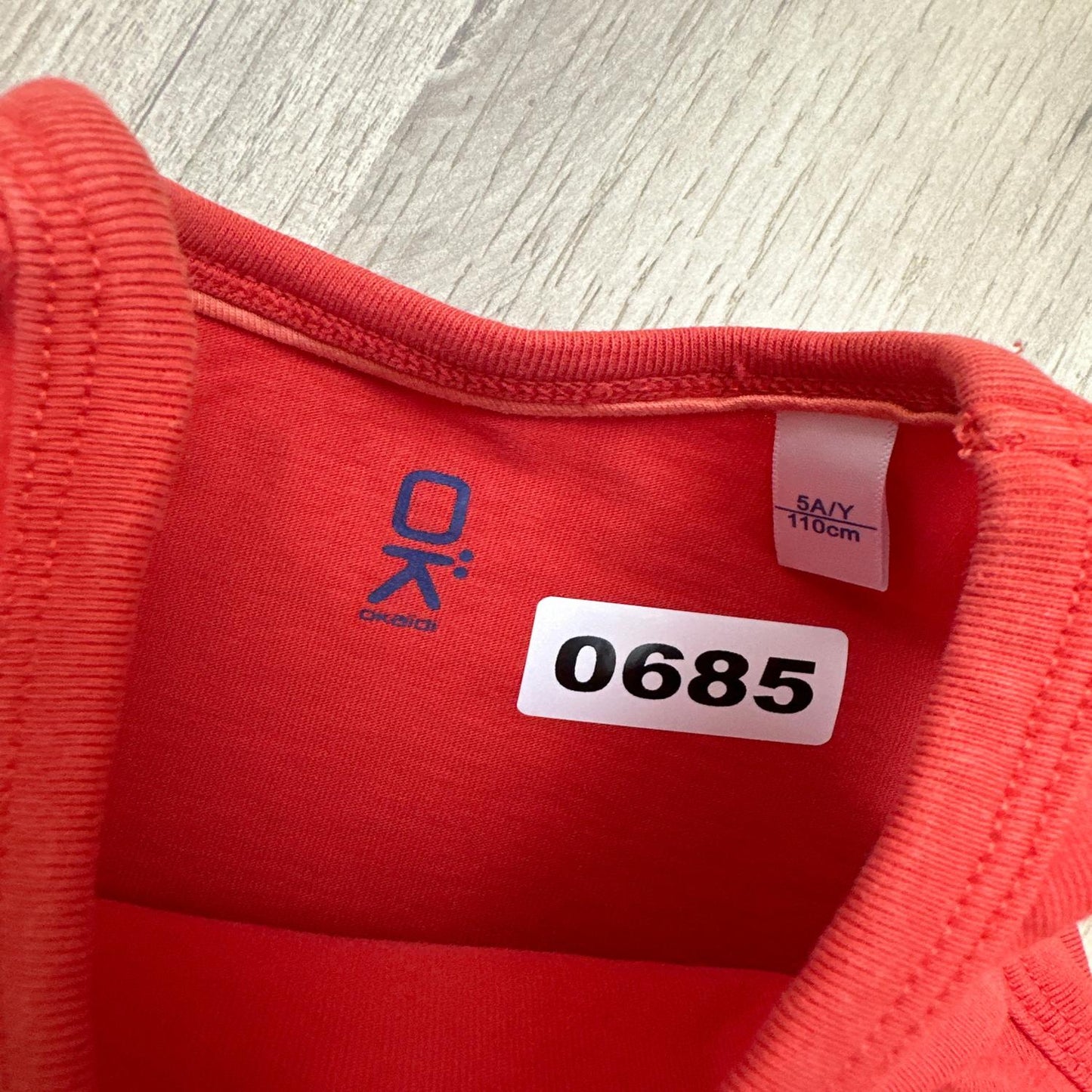 Débardeur Okaidi : 5 ans