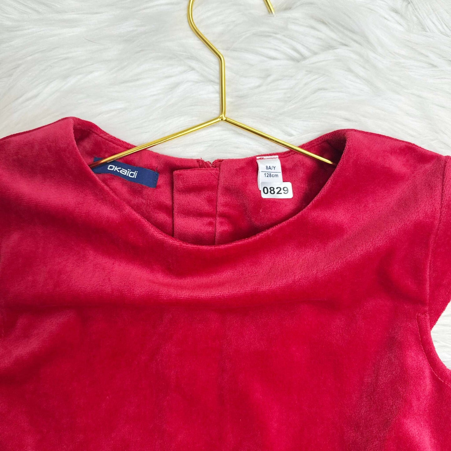 Robe velours Okaïdi : 8 ans