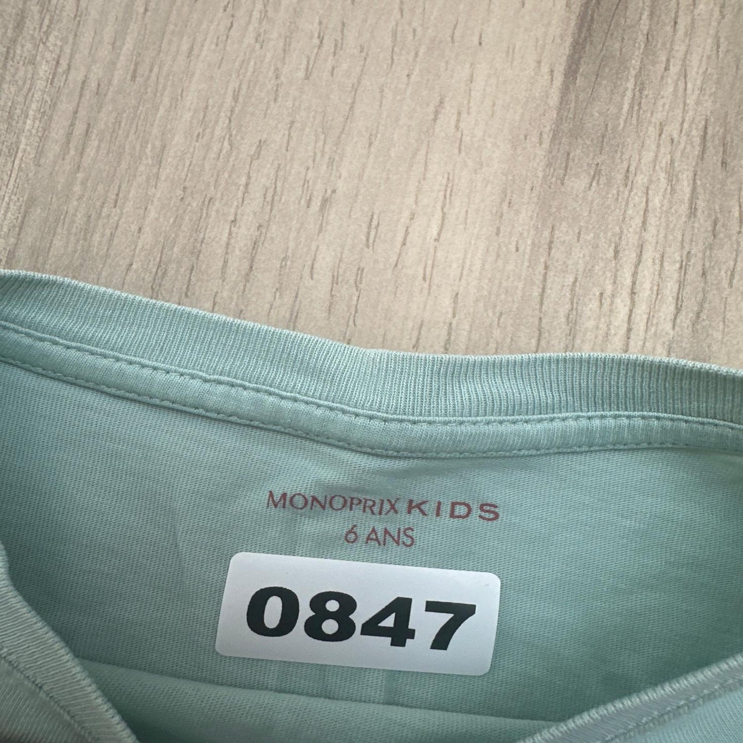 T-shirt Monoprix : 6 ans