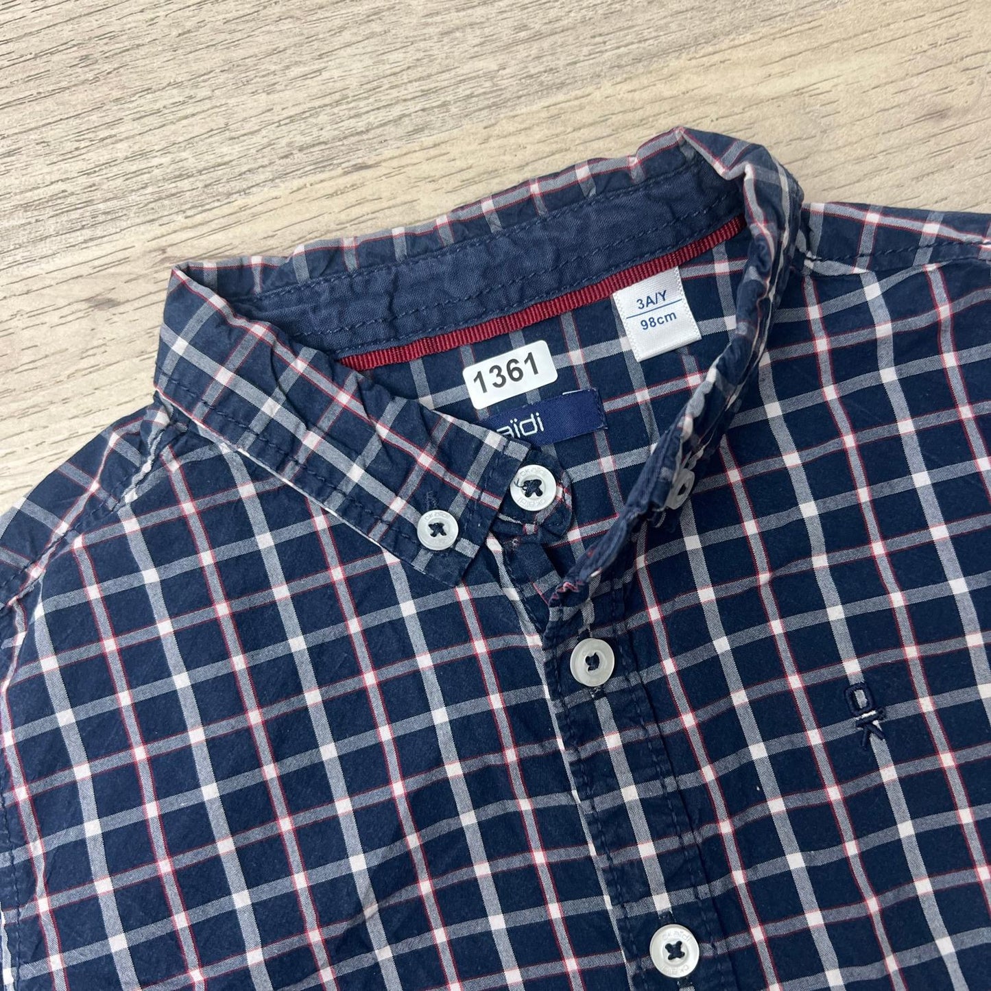 Chemise Okaïdi : 3 ans