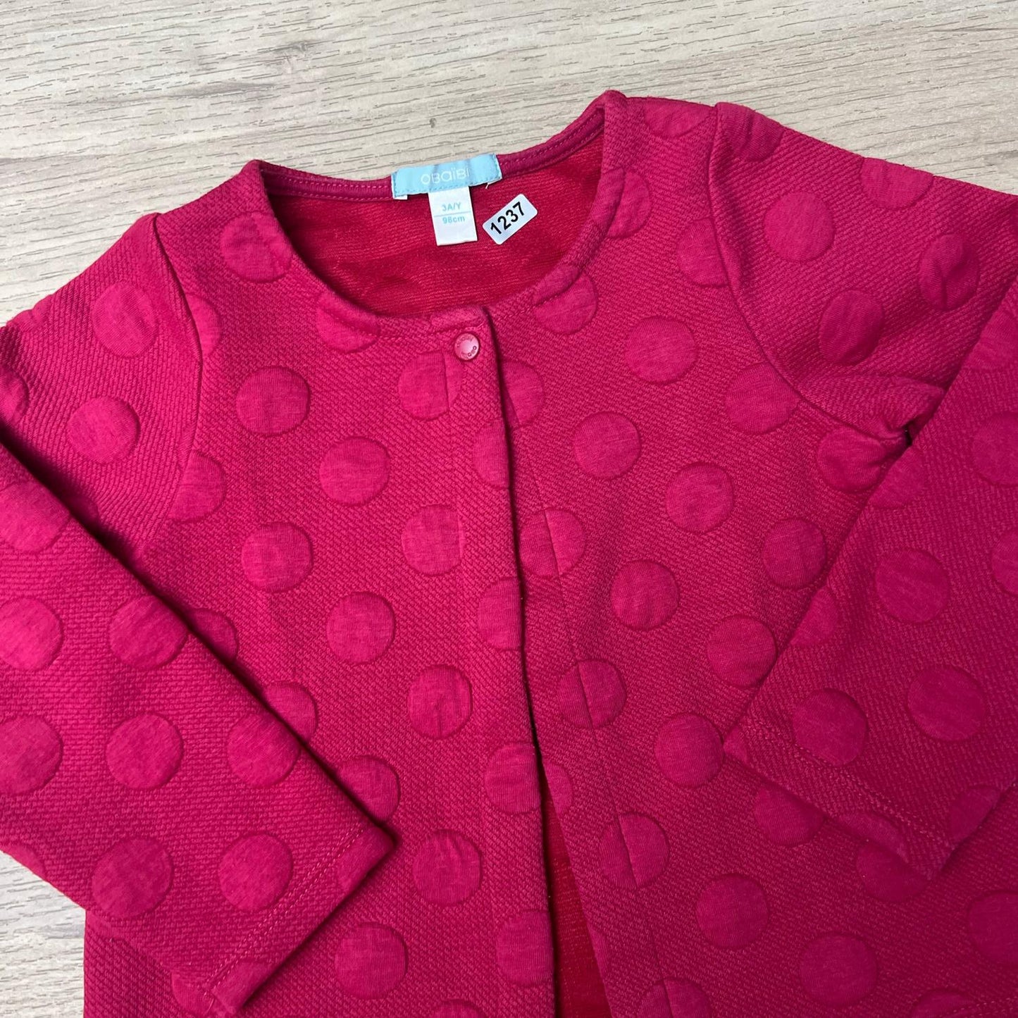 Gilet Okaïdi : 3 ans