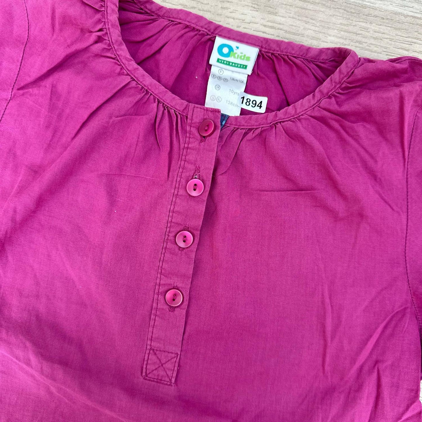 Blouse okid’s : 10 ans