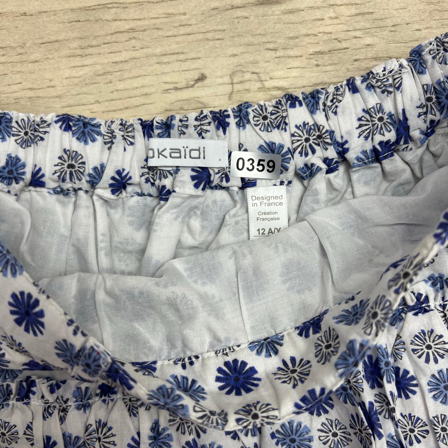 Jupe Okaïdi : 12 ans