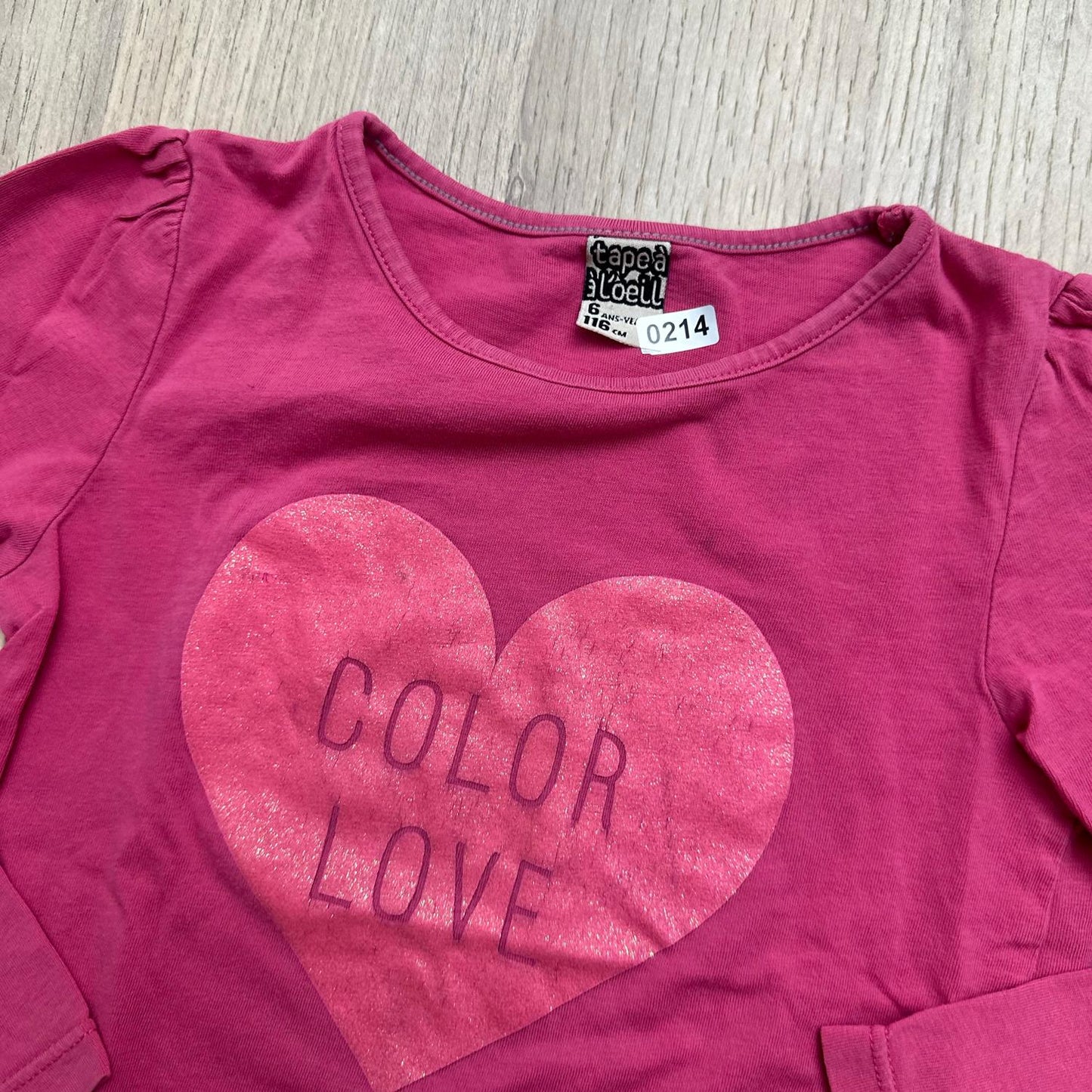 T-Shirt Tape à l'oeil : 6 ans