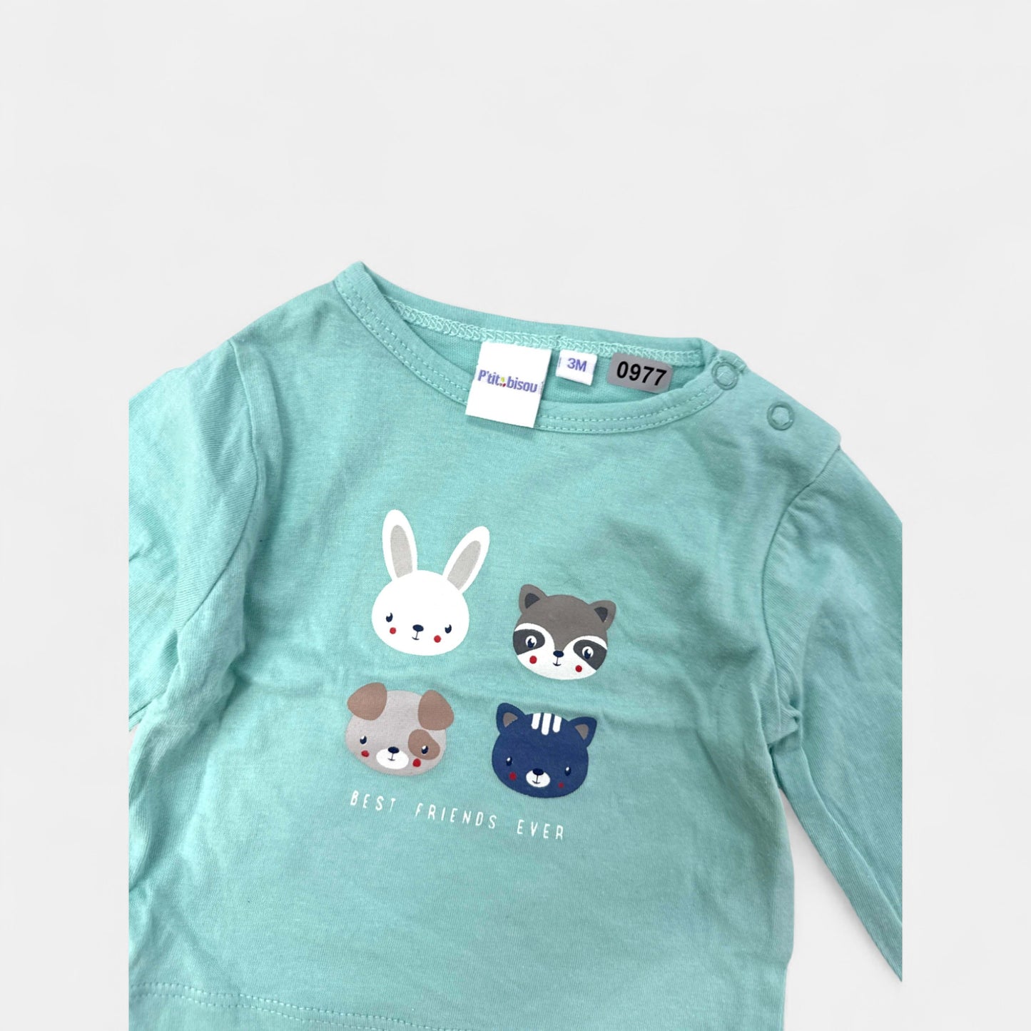 T-Shirt p’tit bisou : 3 mois