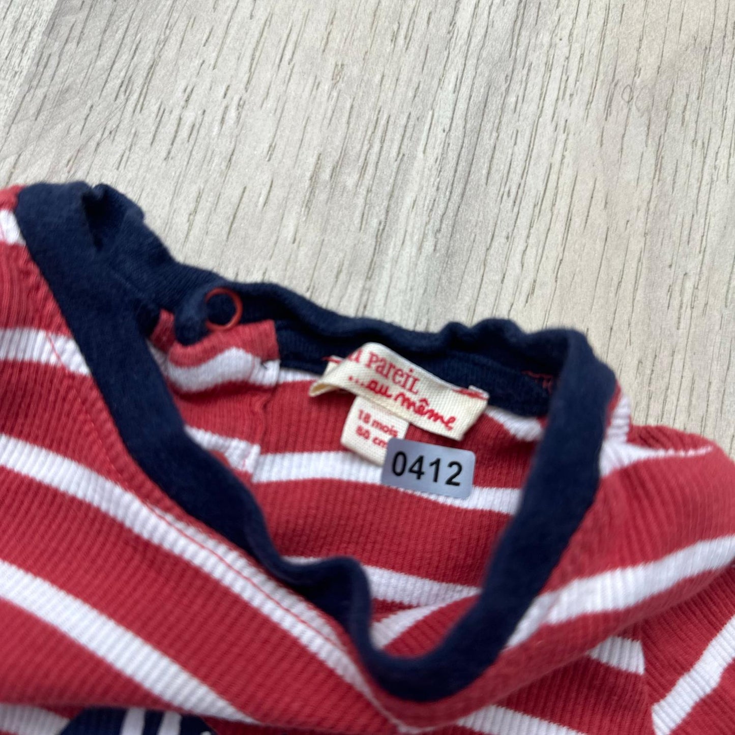 T-Shirt Du Pareil au même : 18 mois