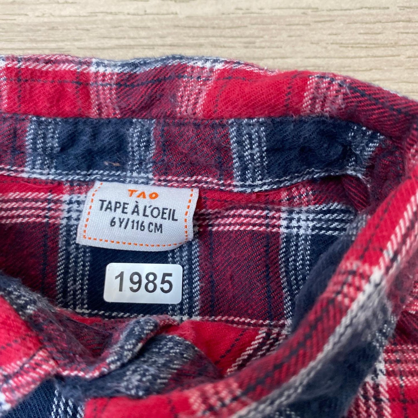 Chemise Tape à l'oeil : 6 ans