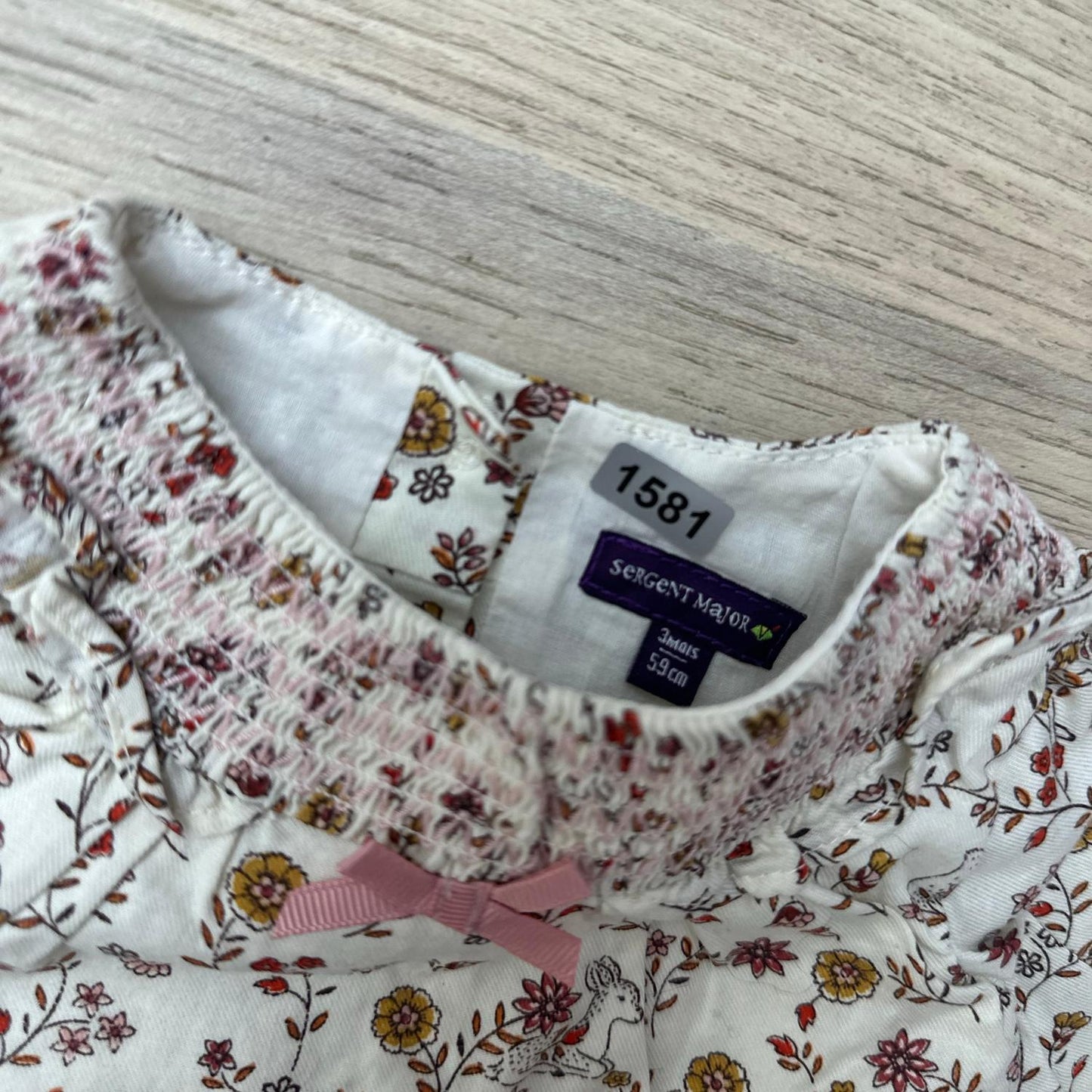 Blouse Sergent Major : 3 mois