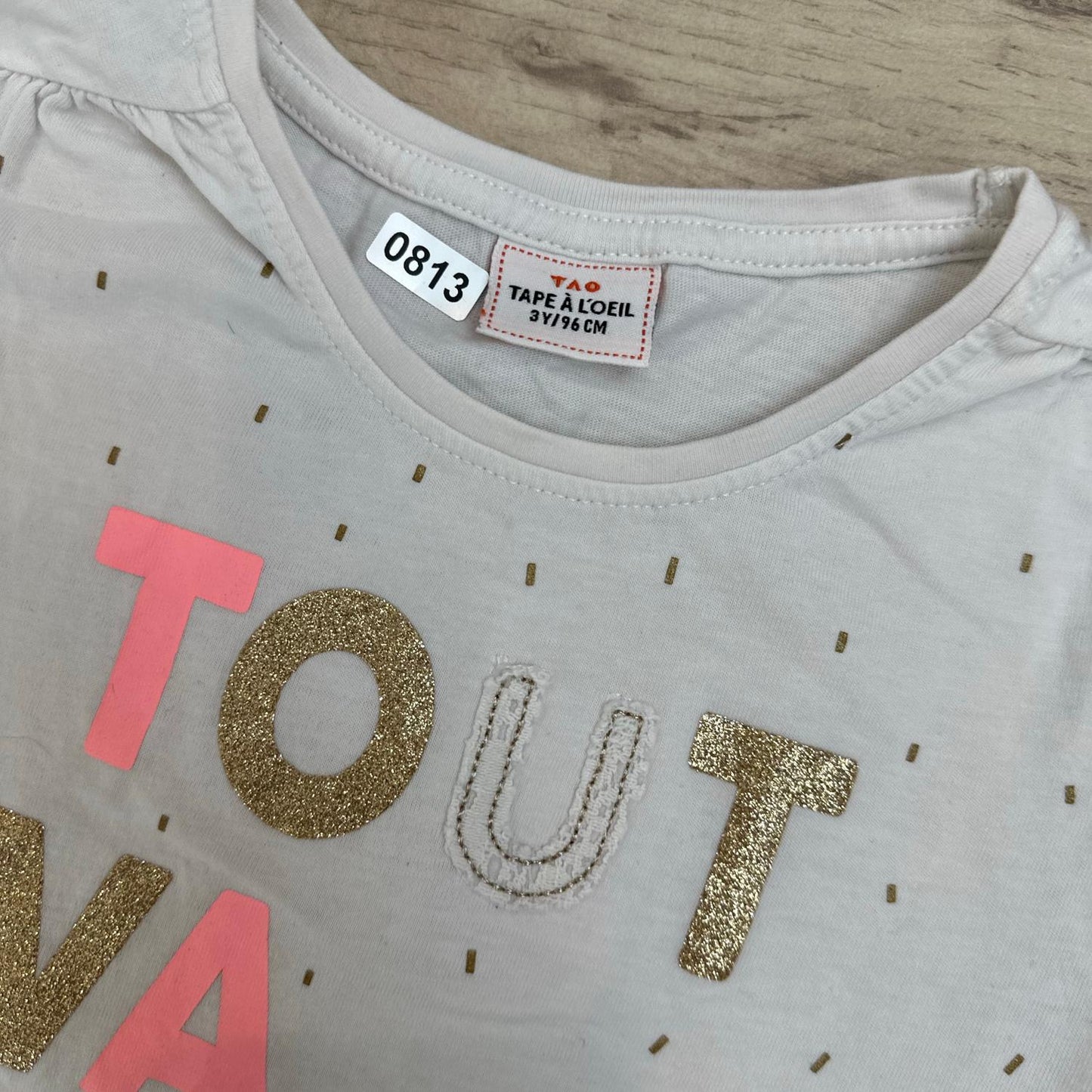 T-Shirt Tape à l'oeil : 3 ans