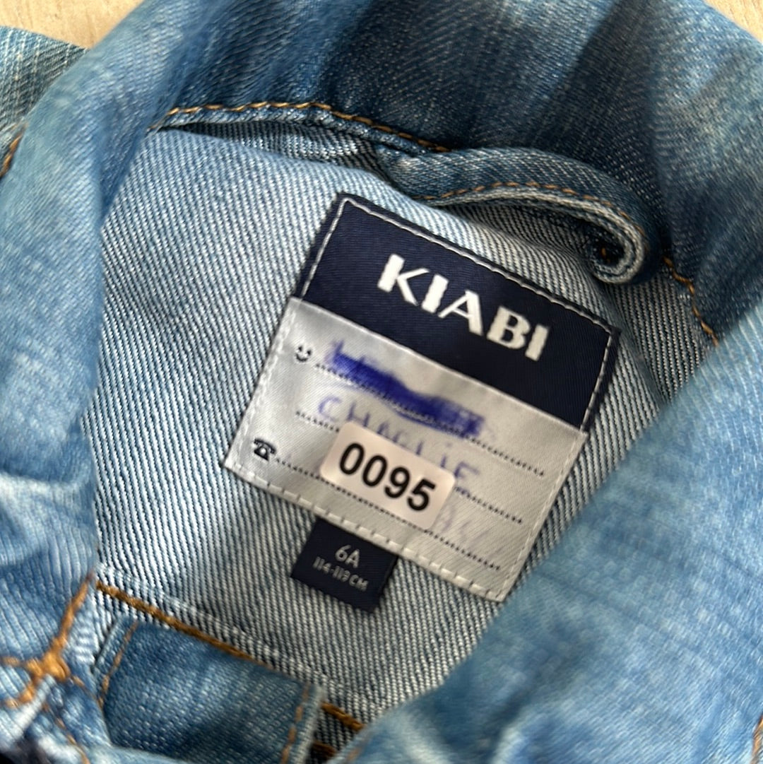 Veste en jean Kiabi : 6 ans