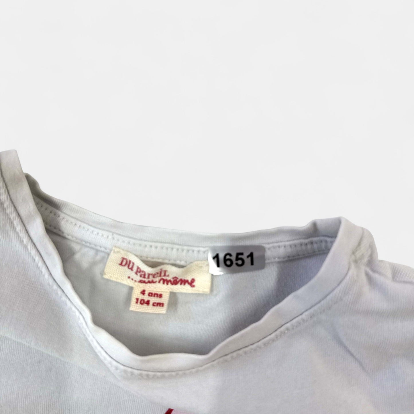 T-Shirt Du Pareil au même : 4 ans