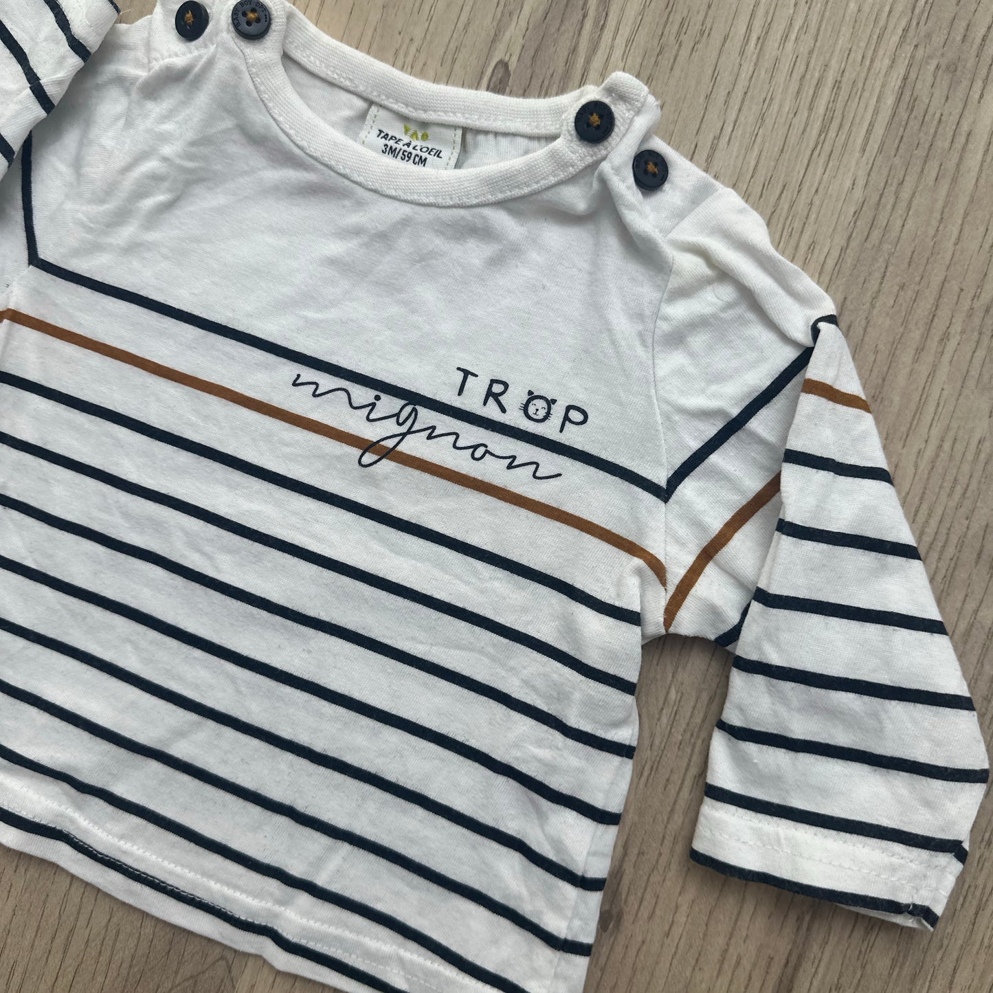 T-Shirt Tape à l'oeil : 3 mois