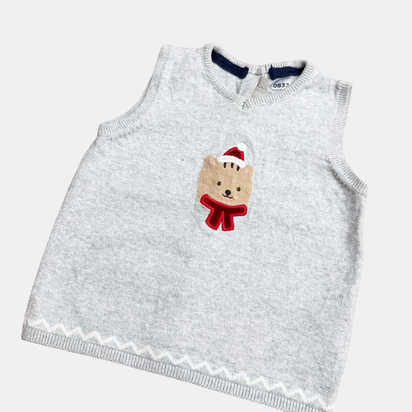 Pull sans manche Noël : 24 mois