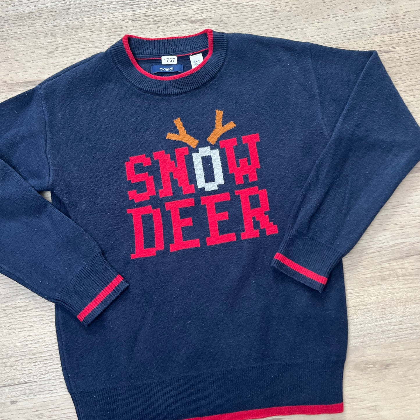 Pull de Noël Okaïdi : 8 ans